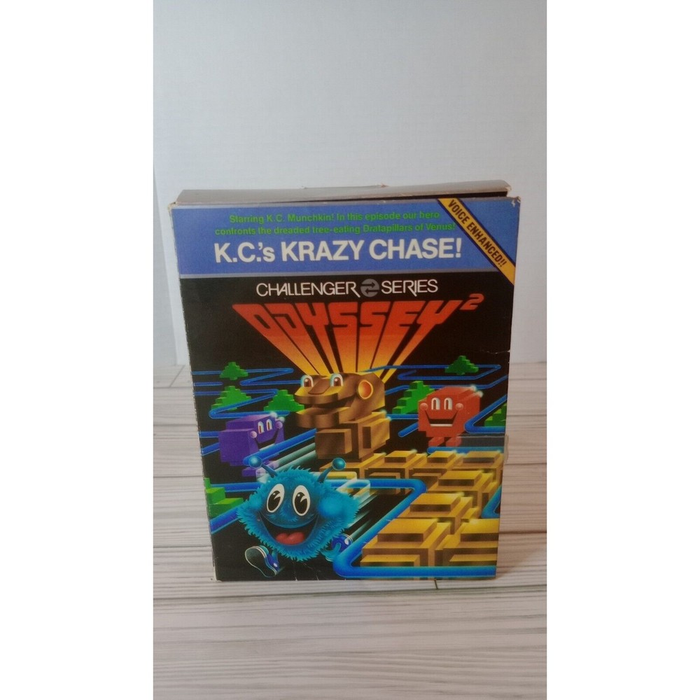 Vintage Magnavox Odyssey 2 K.C.'s Krazy Chase! Video Game (No Manual)
